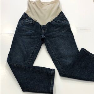 Indigo Blue Maternity Jeans – Size XS / Small (0–4)